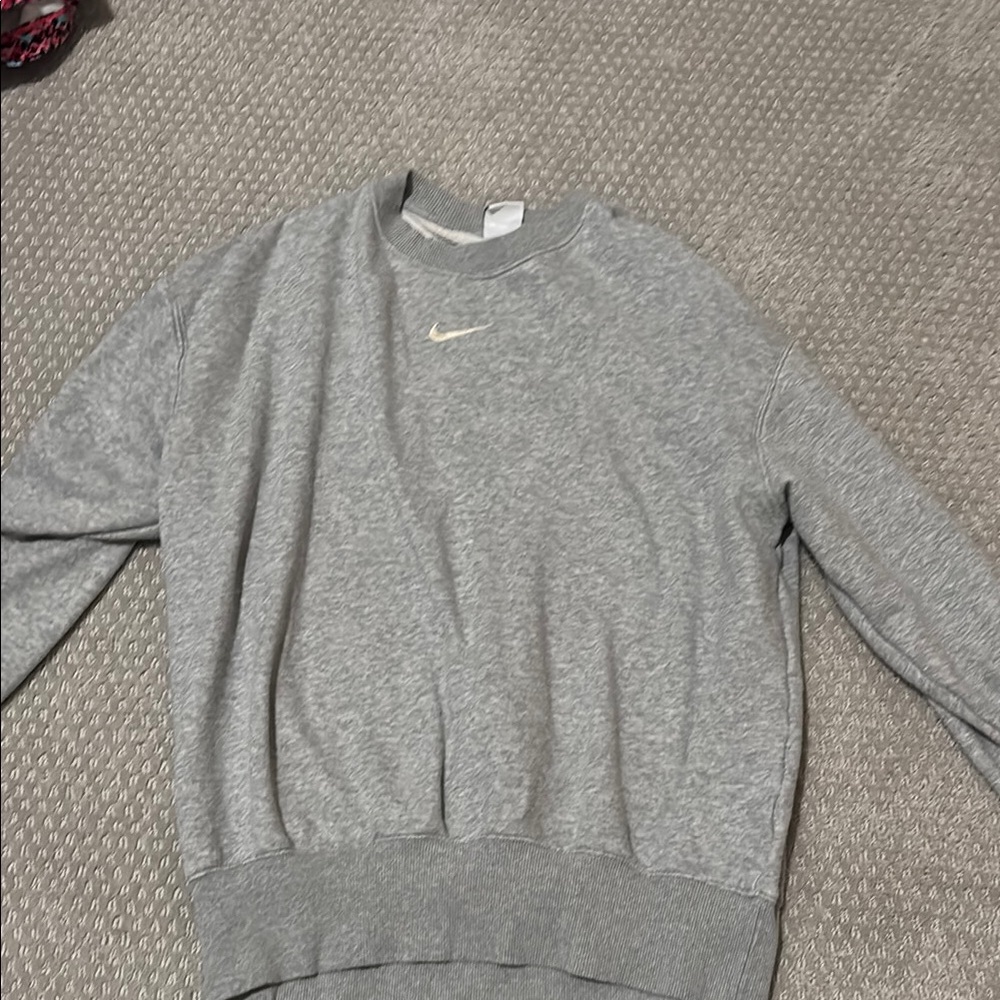 Nike Heather Gray Crewneck Sweatshirt